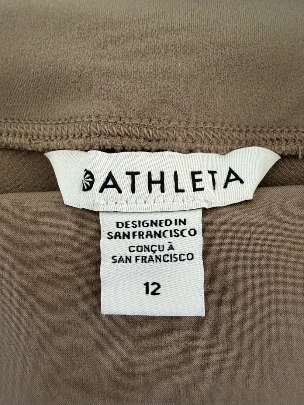 Athleta Endless Pull-On Pants in Taupe size 12 - Picture 3 of 3